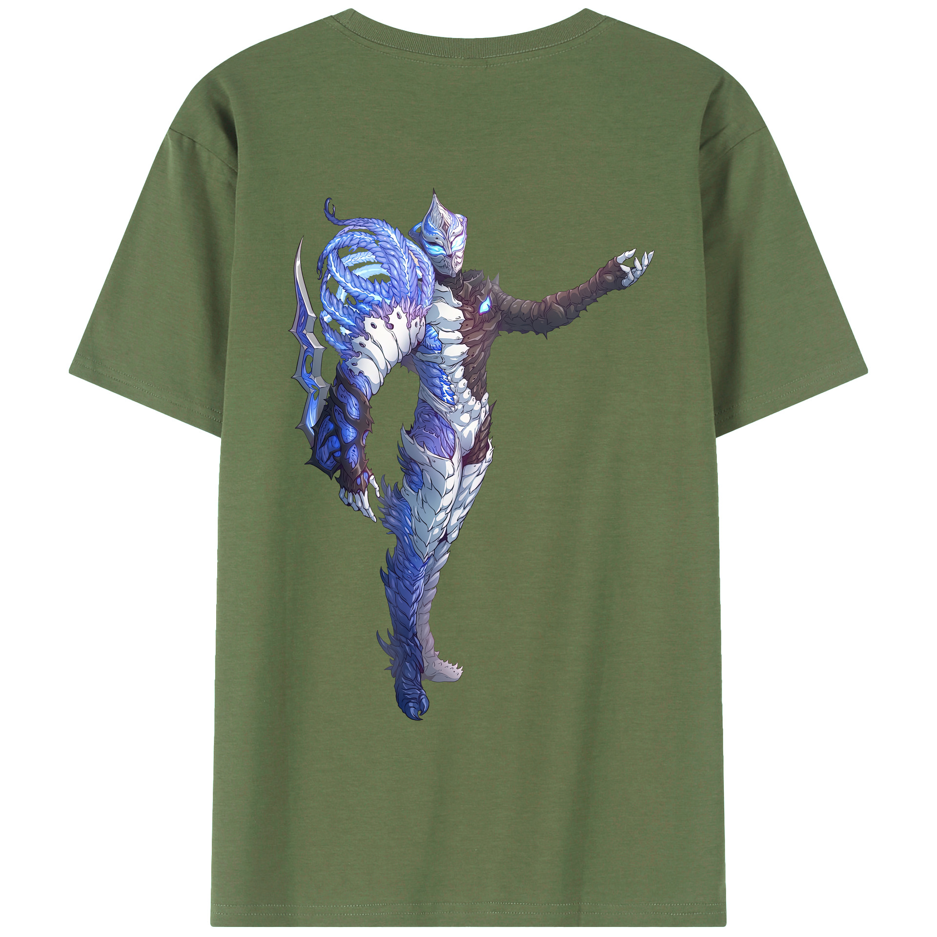 （画像用） ウルトラマン Ultraman 綿100％ メンズ半袖Tシャツ（バックプリント） 通気性